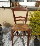 Chaise en paille 