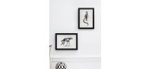 Chimères - gravure lithographie - lot de 2
