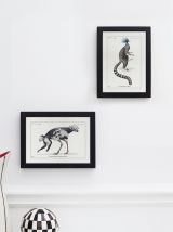 Chimères - gravure lithographie - lot de 2