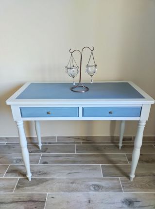 Bureau bois ancien 2 tiroirs