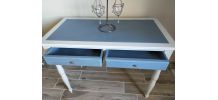 Bureau bois ancien 2 tiroirs