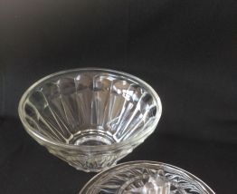 Sucrier en verre vintage