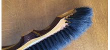 Brosse de balai en soie années 60