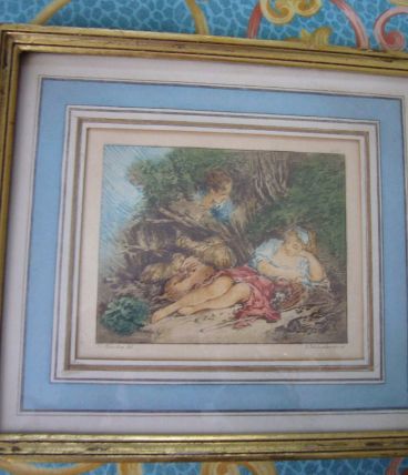 Gravure XIX ème