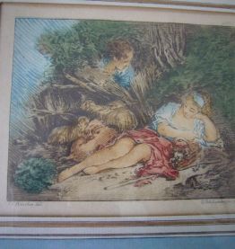 Gravure XIX ème