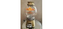 Distributeur chewing gum et bonbon 1940 a 50 . silver king f