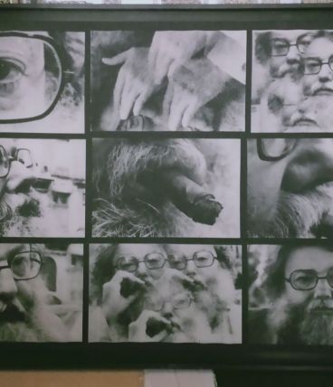 Portrait de Pierre Restany en mec'art