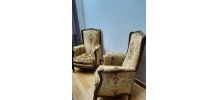 Paires de Fauteuils anciens de style "louis XVI"