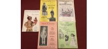 Lot de 5 catalogues enchères automates 1977
