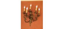 Applique bronze 5 branches