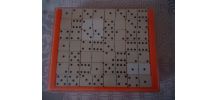 Jeu de dominos dans sa boite d'origine vintage