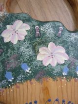 Plaque en bois