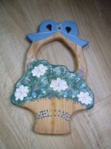 Plaque en bois