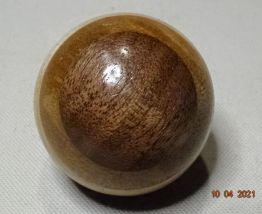 Boule vintage de levier de vitesse bois multicolore