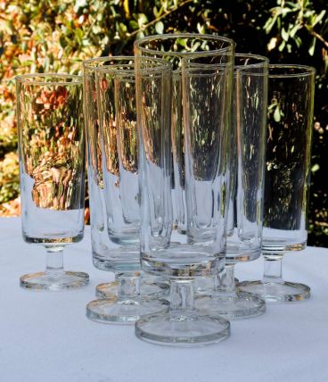 Lot 8 flûtes luminarc collection Suède 