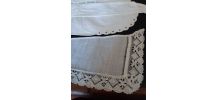 Lots de 5 anciens cols blanc
