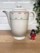Cafetière en demi porcelaine de Lunéville