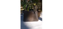 Sac à main croco vintage (classique années 60) 