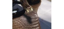 Sac à main croco vintage (classique années 60) 