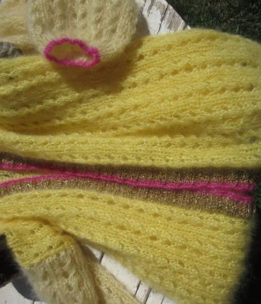 Mohair et soie