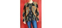 Veste en suede vintage 70'
