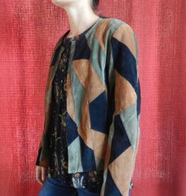 Veste en suede vintage 70'