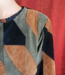 Veste en suede vintage 70'