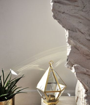 lanterne, verre et laiton