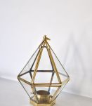 lanterne, verre et laiton