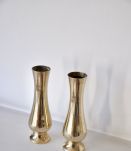 2 vases en laiton