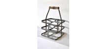 Porte bouteilles en verre
