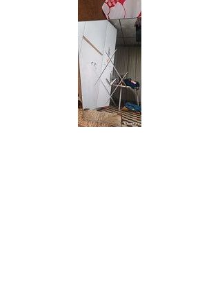 Grand miroir à bords chanfreinés 180 x 60 cm