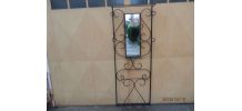 Vestiaire d'entrée porte manteaux en fer forgé