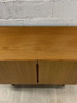 Buffet scandinave vintage en teck avec portes pleines, 1960s