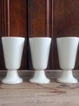 Ensemble de 5 mazagrans en porcelaine 