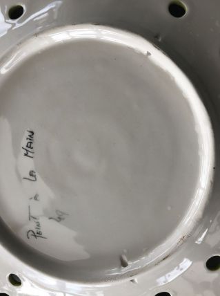 plat faience 