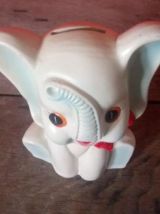 Jolie tirelire éléphant  en céramique - Années 60