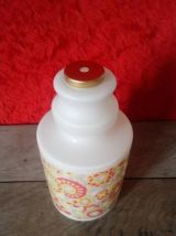 Jolie suspension en verre opaline - Années 70