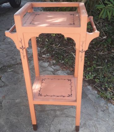 Desserte de cuisine vintage ou meuble de toilette ancien