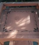 Desserte de cuisine vintage ou meuble de toilette ancien