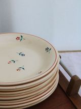 Lot de 10 assiettes