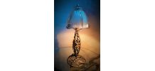 lampe fer forgé dans le style edgar brandt ,paul kiss ,non s
