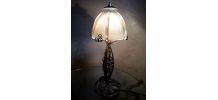 lampe fer forgé dans le style edgar brandt ,paul kiss ,non s