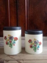 4 jolis pots de conservation vintage 