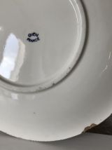 Assiette décorative en porcelaine de GIEN