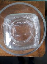 Grand vase vintage en verre