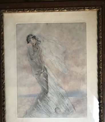 Eau forte Edouard Chimot (1880-1959) signée