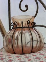 Vase en verre 