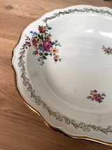 Plat creux légumier  en demi-porcelaine L'amandinoise