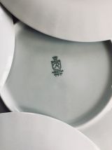 Très joli lot de 5 assiettes à dessert en porcelaine Vintage